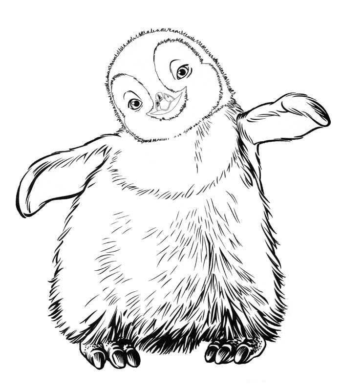 Kids-n-fun.com | Coloring page Happy Feet Happy Feet